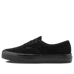 Кроссовки og authentic lx 'velvet emboidery - leopard black' Vans, черный vn0a4bv99rf | black
