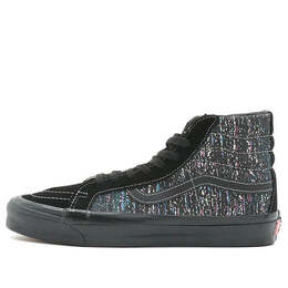 Кроссовки vault og sk8-hi lx 'black blue white' Vans, черный vn0a4bvb2sw | black/blue/white/red