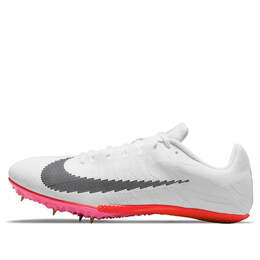Кроссовки air zoom rival s 9 'rawdacious' Nike, белый dm2328-100 | white/gray/pink
