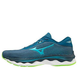 Кроссовки wave sky 5 'peacock gecko green' Mizuno, синий j1gc210226 | blue