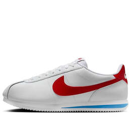 Кроссовки cortez 'forrest gump' Nike, белый dm4044-108 | white/varsity blue/varsity red