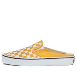 Кроссовки checkerboard mule slip-on skate sneakers 'yellow white' Vans, желтый vn0a4p3uwof | yellow/white