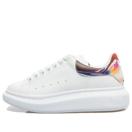 Кроссовки oversized sneaker 'white marble' Alexander McQueen, белый 750342widju9035 | white/multi