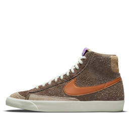 Кроссовки blazer mid '77 premium 'dark chocolate' Nike, коричневый dm7581-200 | brown/purple