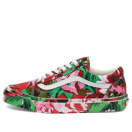 Кроссовки kenzo x og old skool lx 'floral red' Vans, розовый vn0a4p3x02g | pink/green/red