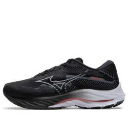 Кроссовки wave rider 27 'black grey red' Mizuno, черный j1gc230352 | black/white/grey/red