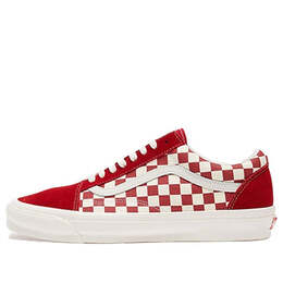Кроссовки og old skool lx 'chili pepper' Vans, белый vn0a4p3xxek | white/red