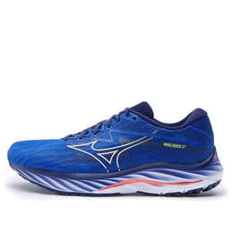 Кроссовки wave rider 27 'blue white' Mizuno, синий j1gc230305 | blue/white