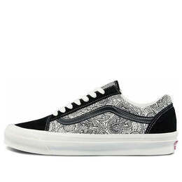 Кроссовки og old skool lx 'dragon paisley' Vans, черный vn0a4p3xb54 | black/white