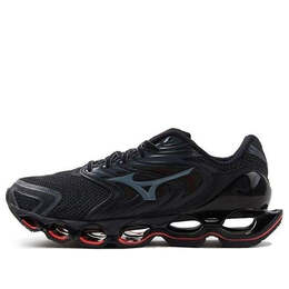 Кроссовки wave prophecy 12 'black grey red' Mizuno, черный j1gc234902 | black