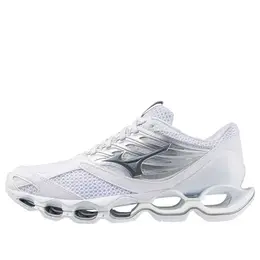 Кроссовки wave prophecy 13 s 'white silver' Mizuno, белый j1gc248331 | white/silver