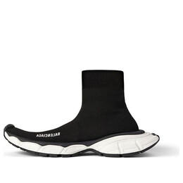 Кроссовки 3xl sock sneakers 'black recycled knit' Balenciaga, черный 758483w2dg11090 | black/white