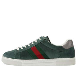 Кроссовки ace velvet sneakers 'green red' Gucci, зеленый 757893-facgv-3949 | green/white/red