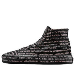 Кроссовки sk8-hi tapered 'we are beautiful - black' Vans, черный vn0a4u162od | black/pink
