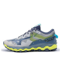 Кроссовки wave mujin 9 'grey' Mizuno, серый j1gj2270-02 | grey/neon yellow/blue