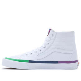 Кроссовки sk8-hi tapered high-top sneakers white Vans, белый vn0a4u16mwf | white/multi-color