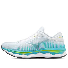 Кроссовки wave sky 5 'white blue curacao' Mizuno, белый j1gd210200 | white/blue