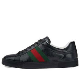 Кроссовки ace gg crystal canvas sneaker 'black' Gucci, черный 760775-facrf-1163 | black