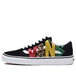 Кроссовки old skool 'multi animal' Vans, черный vn0a4u3bxf1 | black