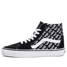 Кроссовки sk8-hi 'logo repeat - black' Vans, черный vn0a4u3ctez | black