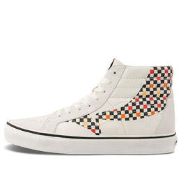 Кроссовки sk8-hi reissue checkerboard multi-color Vans, белый vn0a4u3d2uy | white/multi-color