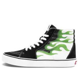 Кроссовки sk8-hi 'flame black white' Vans, черный vn0a4u3cxey | black