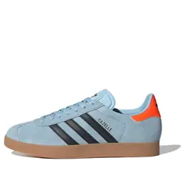 Кроссовки gazelle 'clear sky core black' Adidas, синий ji2076 | clear sky/core black