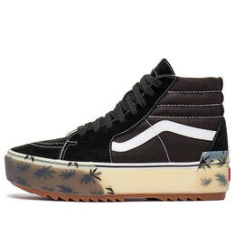 Кроссовки sk8-hi stacked lx 'palm black' Vans, черный vn0a4u4dxa5 | black