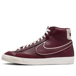 Кроссовки blazer mid '77 premium 'college pack - night maroon' Nike, бордовый dq7672-600 | night maroon/night maroon/sail