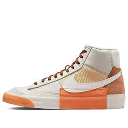 Кроссовки blazer '77 pro club 'light bone pecan' Nike, белый dq7673-001 | white/yellow