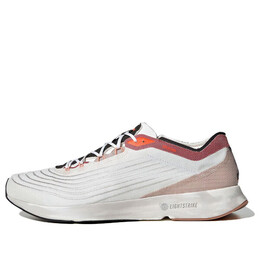 Кроссовки adizero x parley 'white' Adidas, мультиколор hr1749 | non dyed / grey one / impact orange