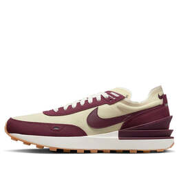Кроссовки waffle one se 'night maroon' Nike, мультиколор dq7685-102 | coconut milk/sail/gum medium brown/night maroon