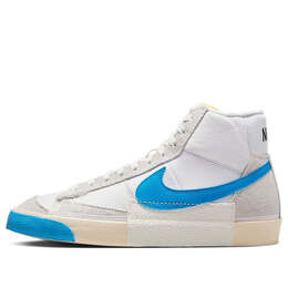 Кроссовки blazer mid '77 pro club 'remastered - photo blue' Nike, белый dq7673-102 | white