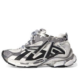 Кроссовки runner sneakers 'grey white black nylon and suede like fabric' Balenciaga, серый 772774w3rny9012 | grey/white/black