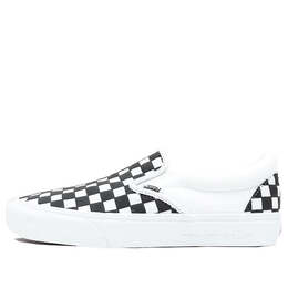 Кроссовки ubiq x slip on vlt lx plaid black/white Vans, черный vn0a4ux42el | blackwhite