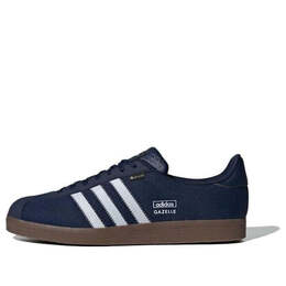 Кроссовки originals gazelle gore-tex 'college navy' Adidas, синий jr2729 | college navy/halo blue/gum