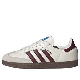 Кроссовки samba og 'emmi maroon' Adidas, белый jr2659 | off-white/maroon/gum