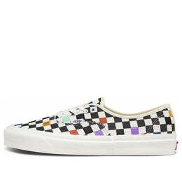 Кроссовки authentic 44 dx 'anaheim factory - needlepoint checkerboard' Vans, черный vn0a54f29gl | black/white