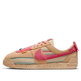 Кроссовки union la x cortez sp 'sesame' Nike, мультиколор dr1413-200 | grain/pink clay/dutch green/bicycle yellow/blustery