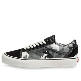 Кроссовки gore-tex x old skool black/white/camouflage Vans, черный vn0a4v9w4t4 | black/white