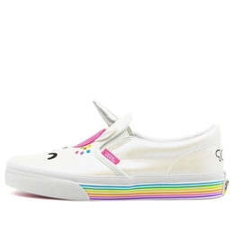 Кроссовки slip-on 'flour shop' Vans, белый vn0a54ex2jq | white/multi-color