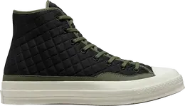 Кроссовки Converse Chuck 70 High Quilted, черный a01399c | black