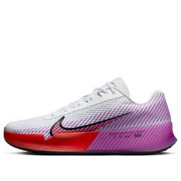 Кроссовки court air zoom vapor 11 'picante red' Nike, белый dr6966-100 | white/picante red/black/fuchsia dream