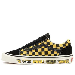 Кроссовки anaheim factory old skool 36 dx sneakers black/yellow Vans, черный vn0a54f397a | black/yellow