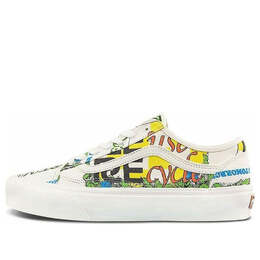 Кроссовки old skool eco theory tapered 'white yellow black' Vans, белый vn0a54f4arg | white/yellow/black