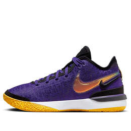Кроссовки zoom lebron nxxt gen 'lakers' Nike, фиолетовый dr8784-500 | court purple/black/light thistle heather/university gold/opti yellow