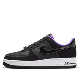 Кроссовки air force 1 low '07 lv8 emb 'world champ - lakers' Nike, черный dr9866-001 | black/white/purple