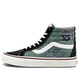 Кроссовки sk8-hi 38 dx pw 'anaheim factory - quilted mix' Vans, черный vn0a54fb9gu | black/green