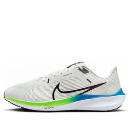 Кроссовки air zoom pegasus 40 extra wide 'platinum tint green strike' Nike, бежевый dv7480-006 | beige/green/blue