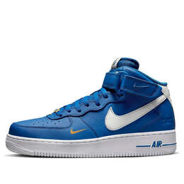 Кроссовки air force 1 mid '07 lv8 '40th anniversary - blue jay' Nike, синий dr9513-400 | blue